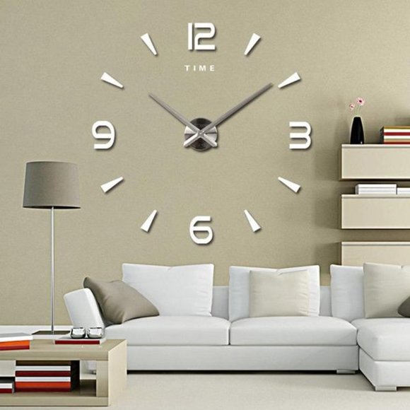 Large Wall Clock Quartz 3D - Picture 4 of 8